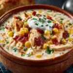 Slow Cooker Mexican Chicken Corn Chowder First Image