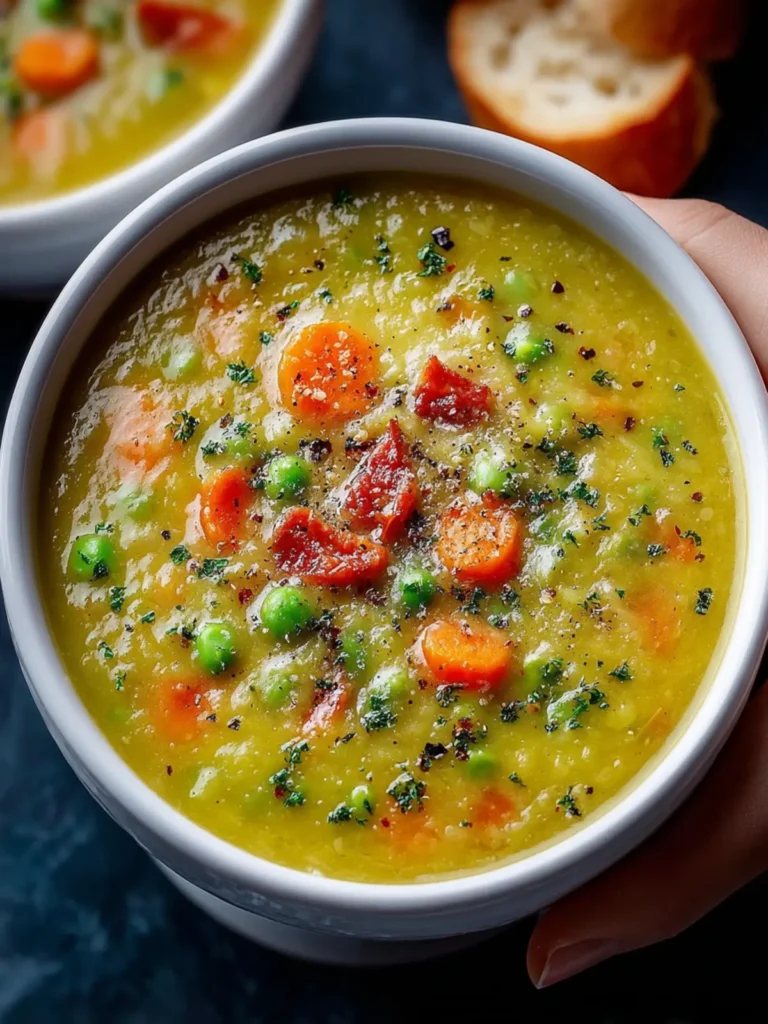 Vegetarian Split Pea Soup Recipe First Image