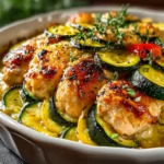 Heavenly Chicken Zucchini Bake: Quick, High-Protein Delight First Image