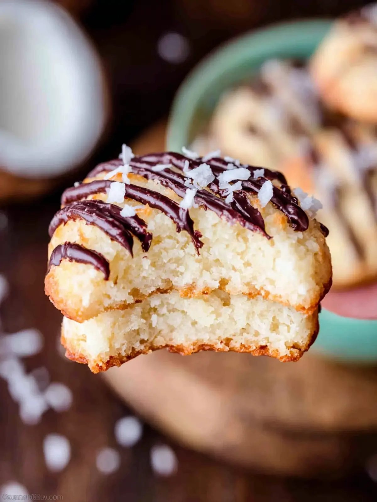Coconut Shortbread Cookies First Image