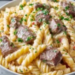 One-Pot Creamy Spicy Garlic Butter Steak & Pasta: The Ultimate Comfort-Skillet Dinner First Image