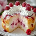 Delightful Raspberry Angel Food Cake for Any Celebration First Image