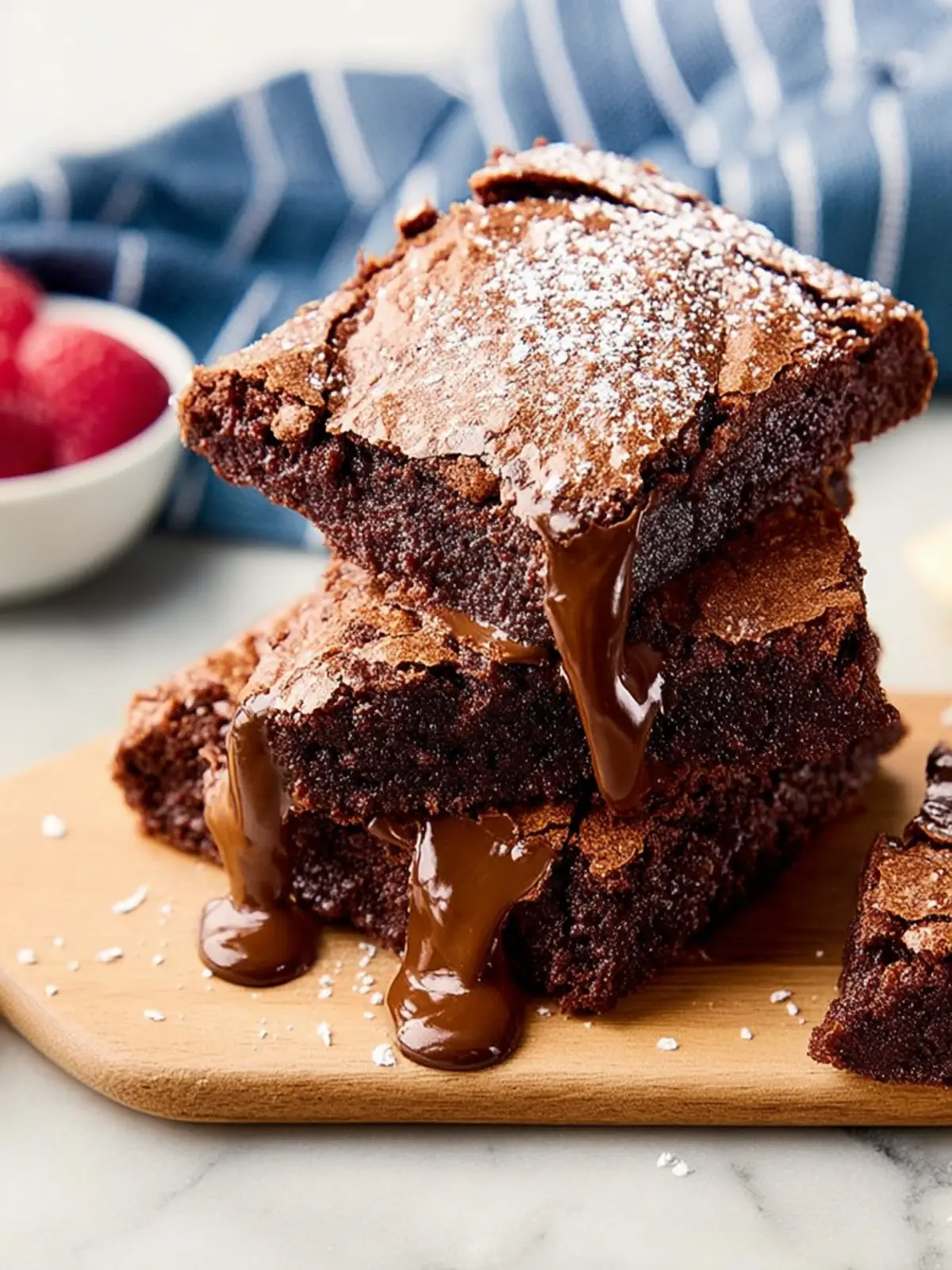 Small Batch Brownies (Loaf Pan Brownies) First Image