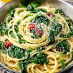Zesty Lemon Spinach Pasta – A Delightful 30-Minute Dish First Image