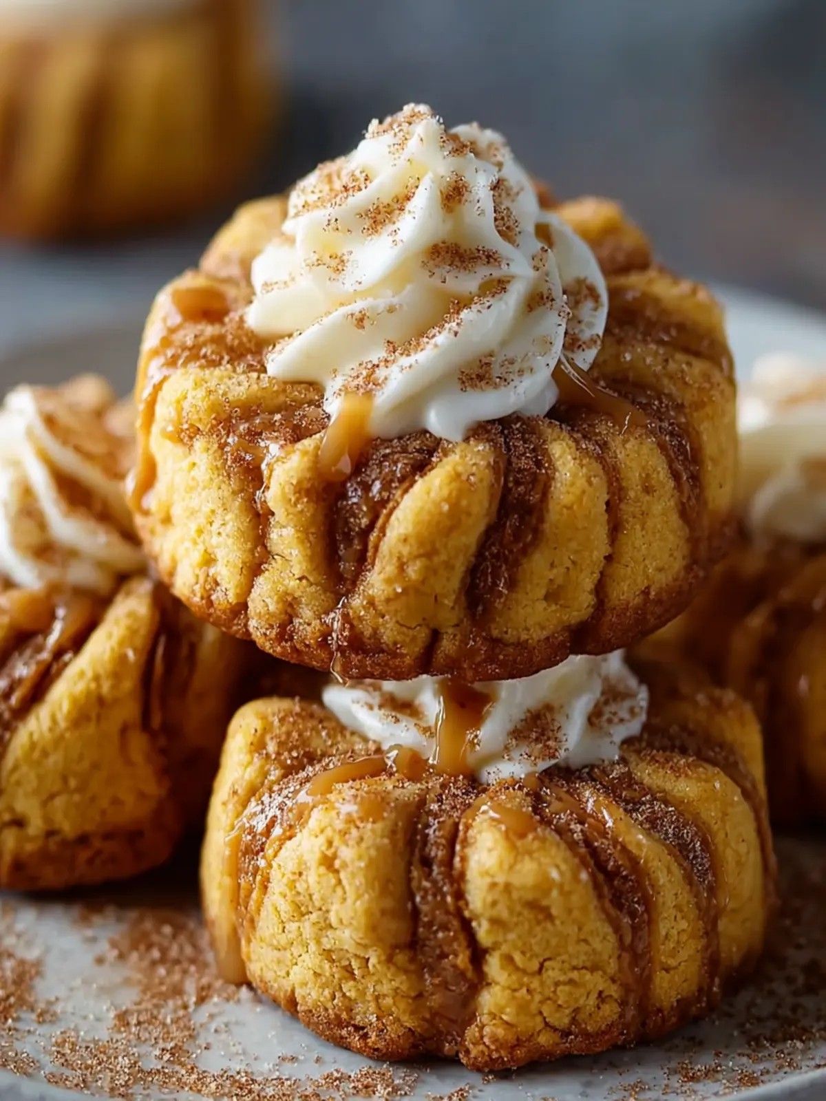 Pumpkin Butter Cheesecake Cookies First Image