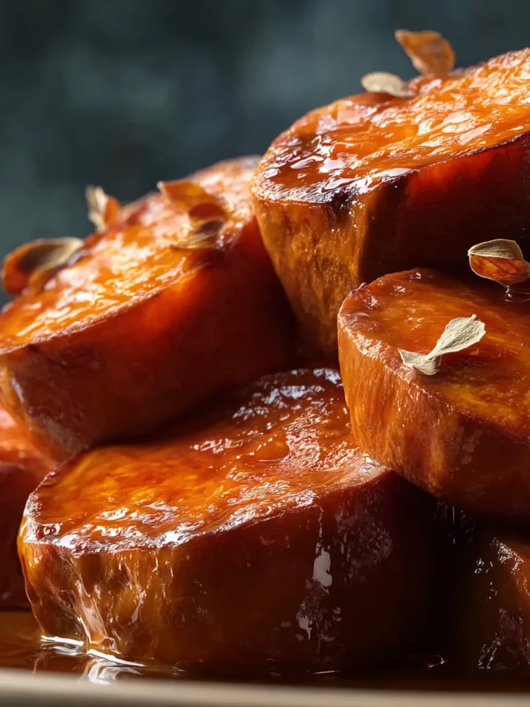 Fondant Sweet Potatoes (slow roasted) First Image