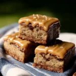 Irresistible Banana Bread Bars with Salted-Toffee Icing First Image