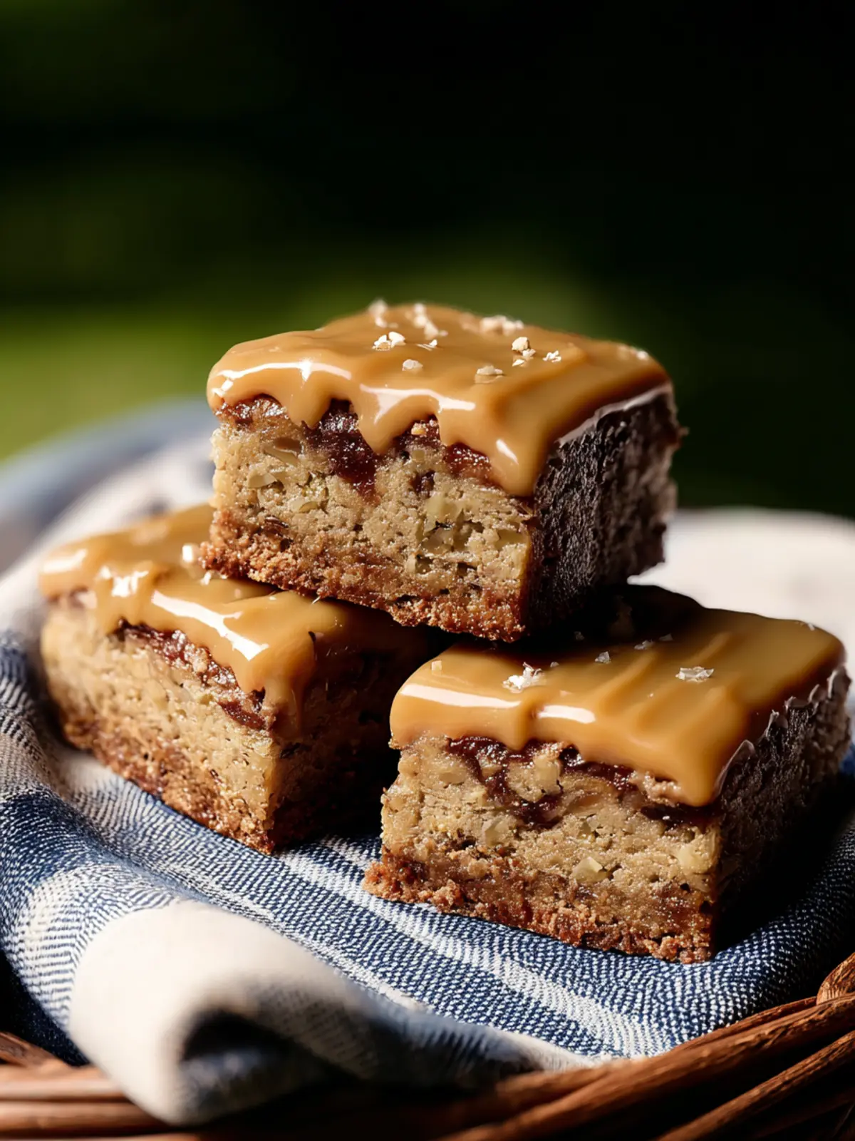Irresistible Banana Bread Bars with Salted-Toffee Icing First Image