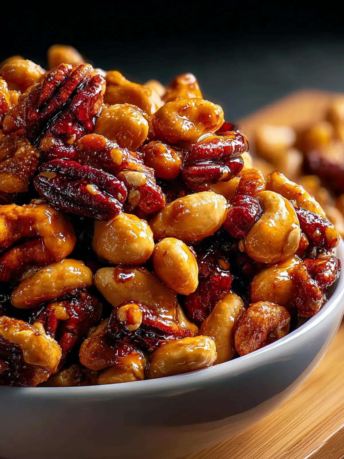 Irresistible Miso Maple Glazed Nuts Recipe for Snack Lovers First Image
