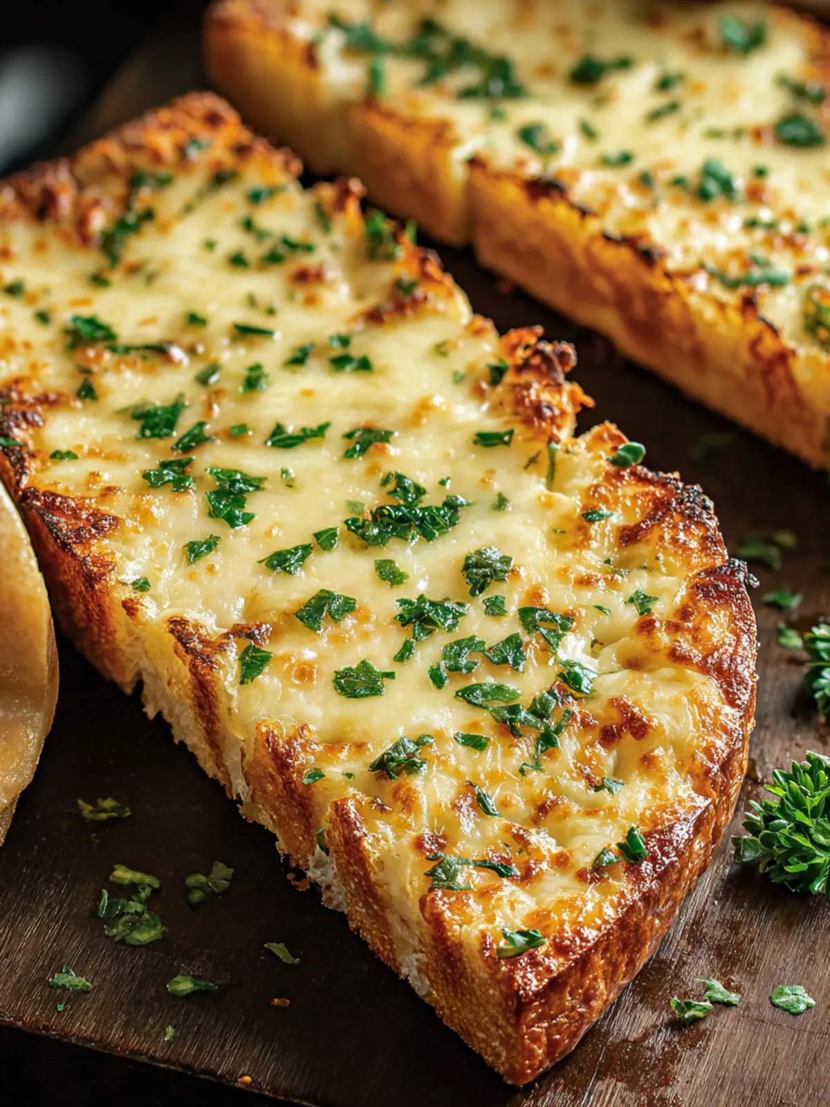 Irresistible Cheesy Garlic Bread Recipe You Must Try First Image
