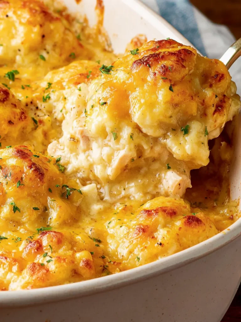 Chicken and Dumplings Casserole First Image