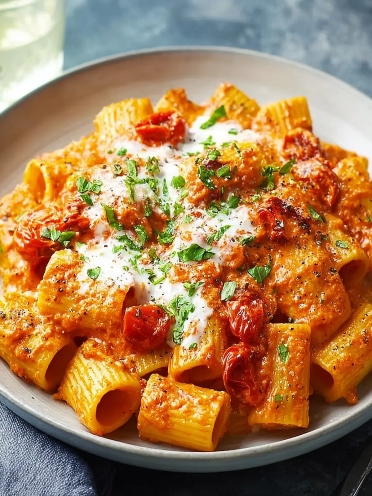 Creamy Tomato Rigatoni Pasta: A Rich, Cozy, Weeknight-Worthy Favorite First Image