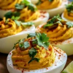 Irresistible Pumpkin Curry Deviled Eggs Recipe Delight First Image