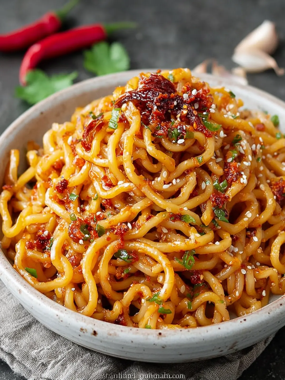 Quick & Spicy Chili Garlic Udon Noodles: Your New 10-Minute Flavor Bomb First Image
