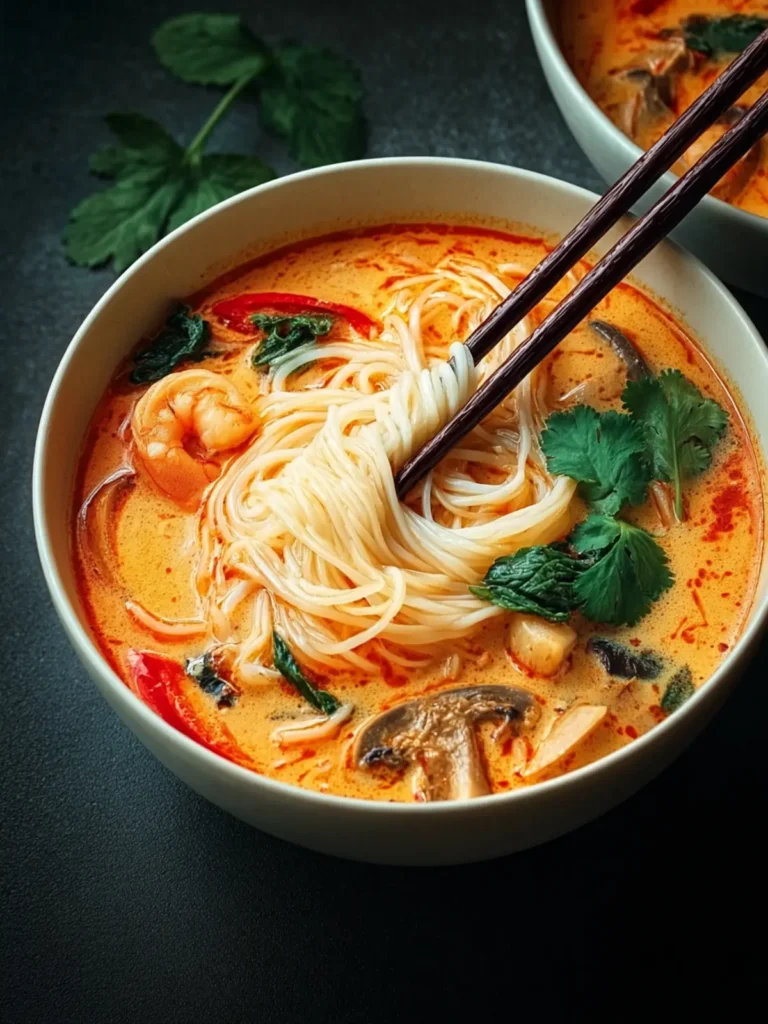 Irresistible Coconut Curry Noodle Soup Recipe to Savor First Image