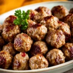 Baked Swedish Meatballs First Image