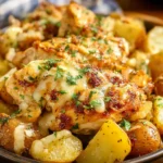 Irresistible Garlic Parmesan Chicken and Potatoes Recipe First Image