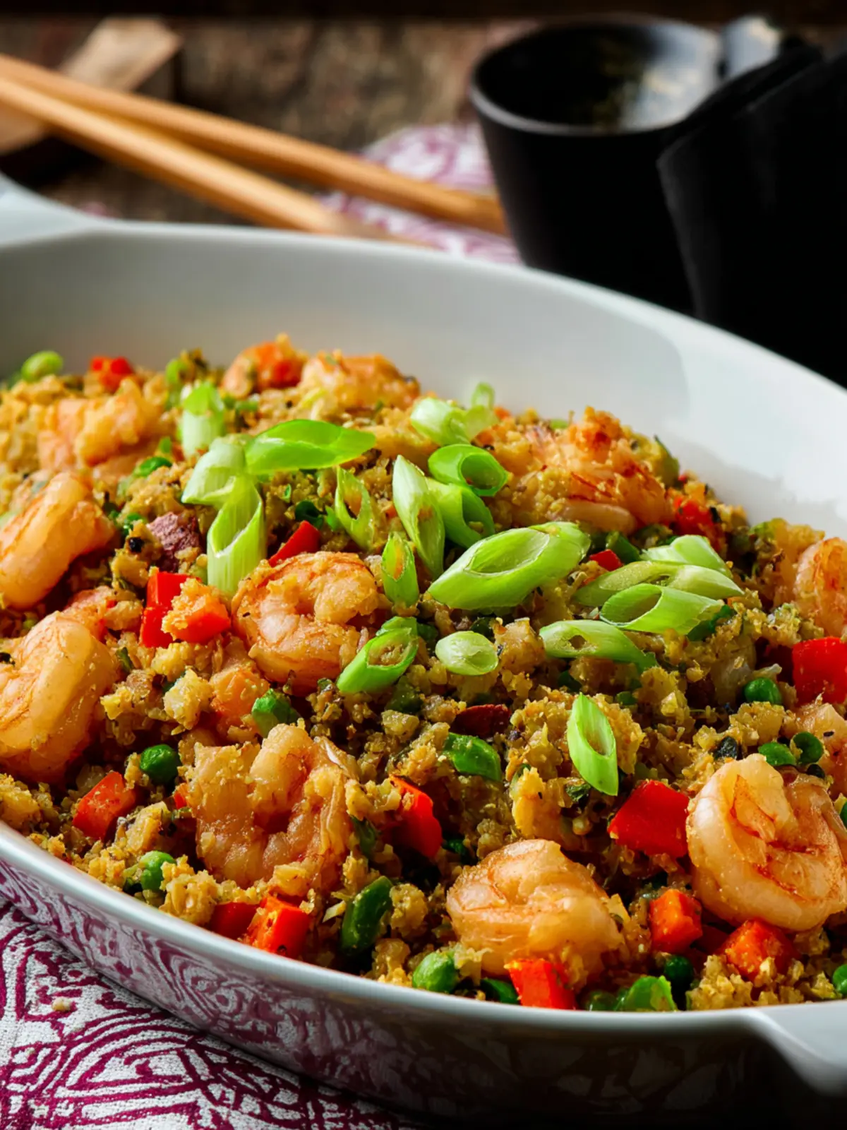 Cauliflower Fried Rice with Shrimp First Image