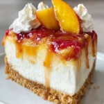 Peach Cobbler Cheesecake Fusion Recipe First Image