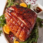 Bourbon Brown Sugar Glazed Ham First Image