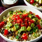 Ground Beef Cauliflower Rice Taco Bowls First Image