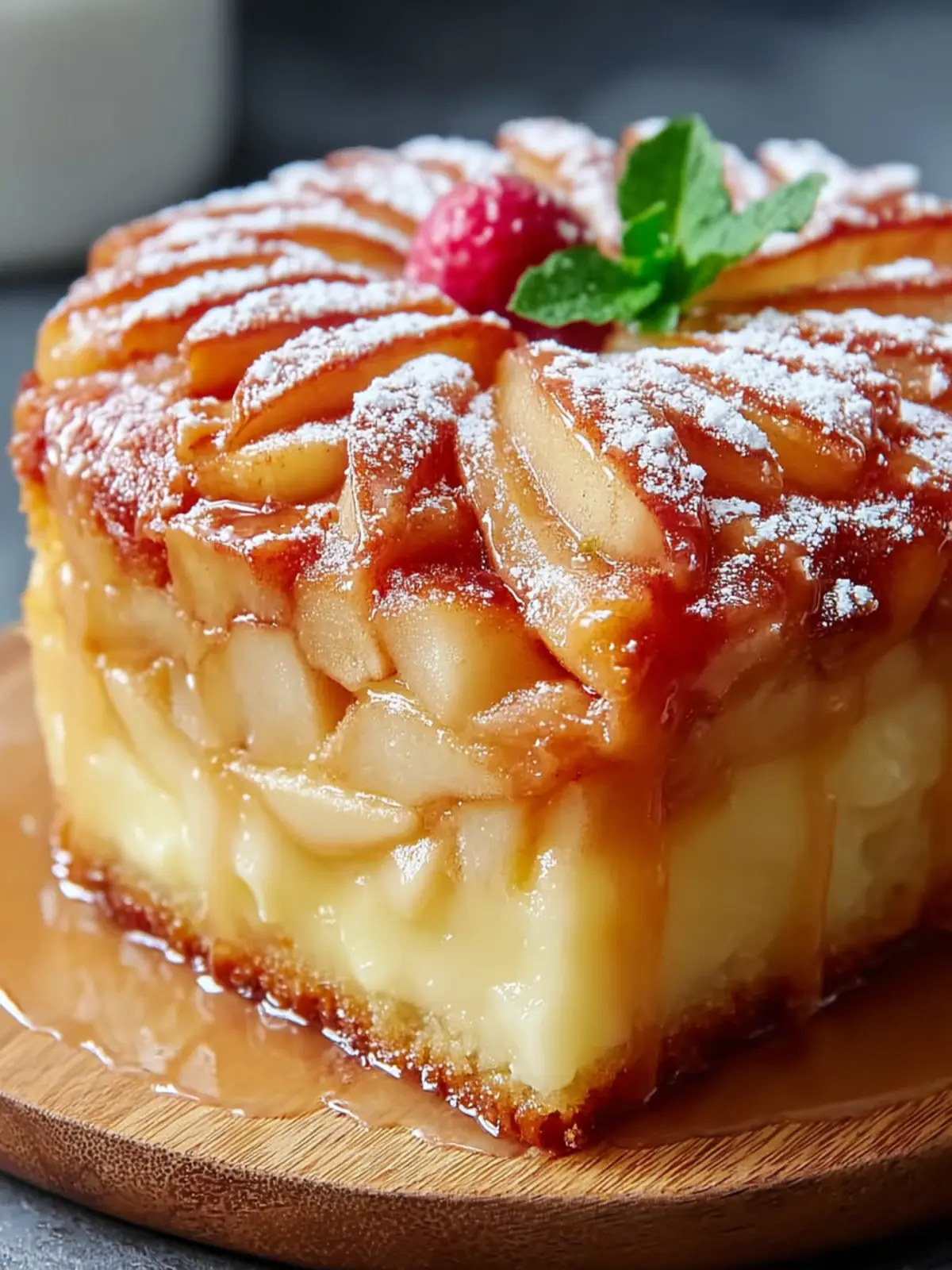 Irresistibly Delicious French Apple Invisible Cake Recipe First Image