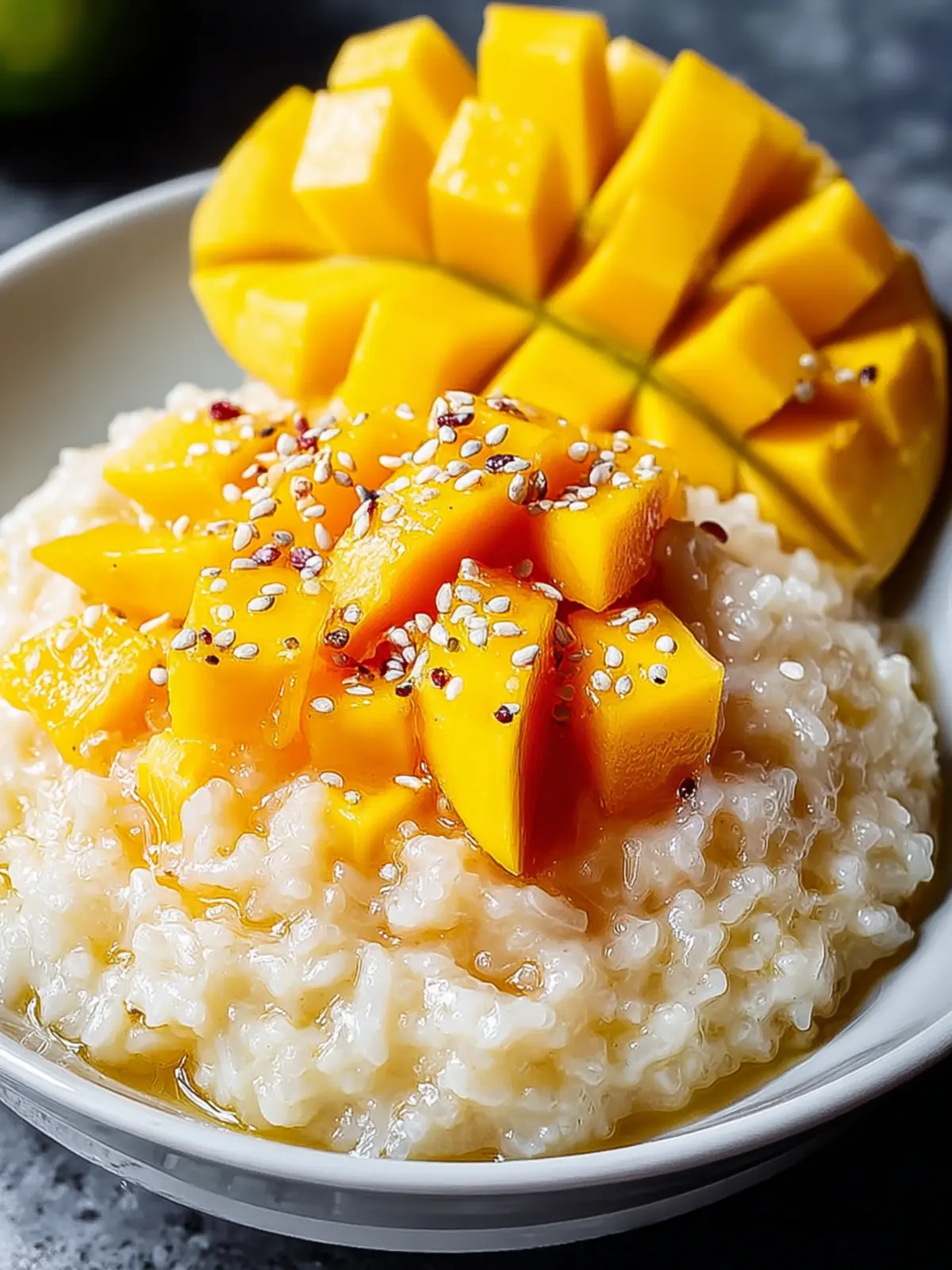 Irresistible Mango Sticky Rice: A Tropical Delight First Image