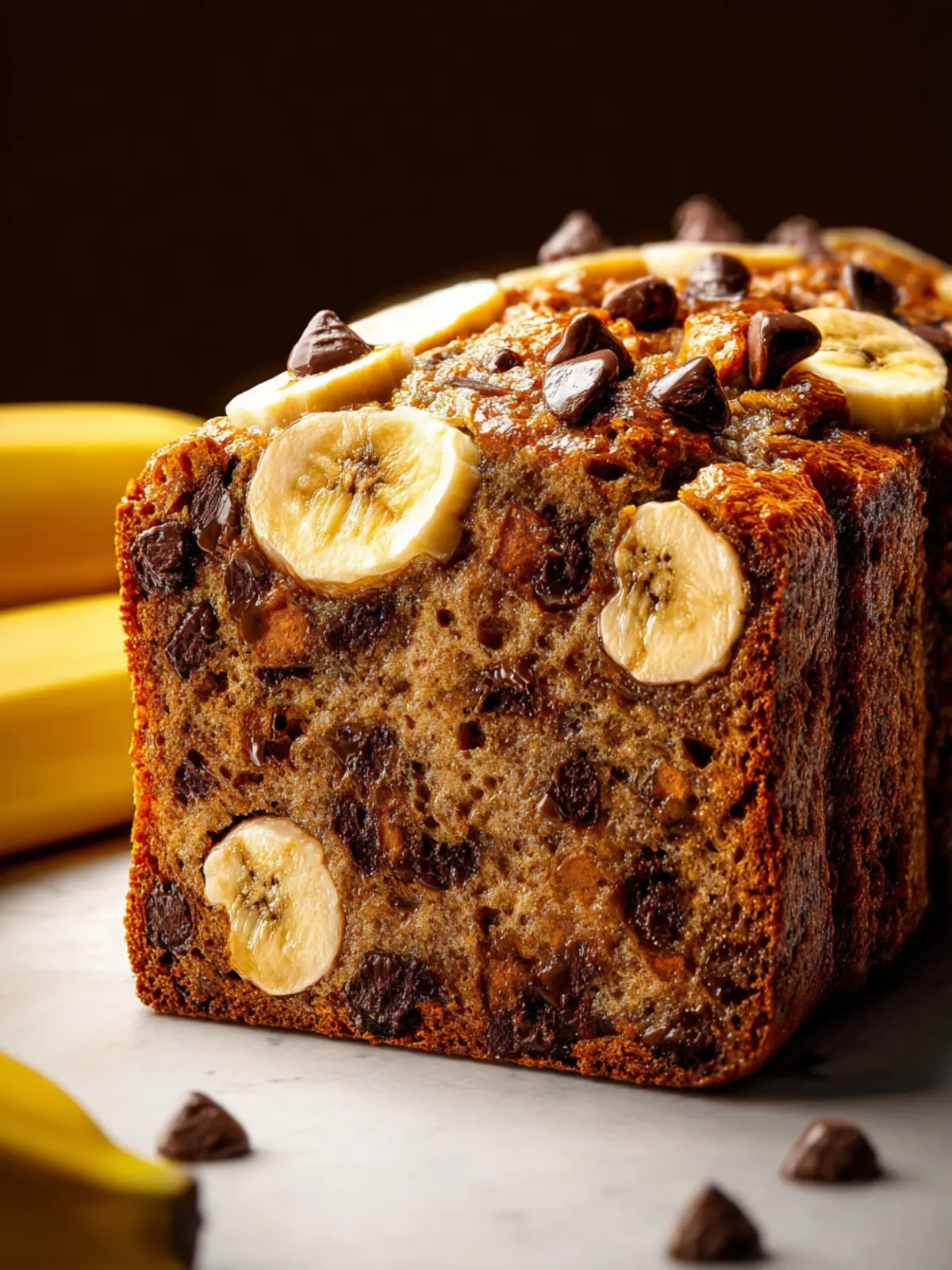 Chocolate Chip Banana Bread First Image