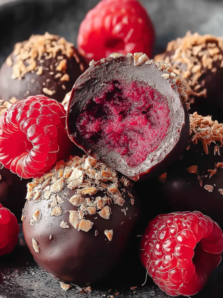 Indulgent Raspberry Chocolate Truffles You Must Try Today First Image