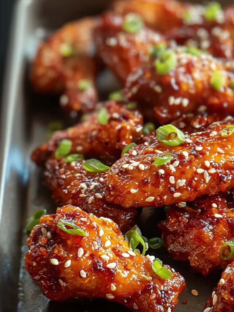 Irresistible Korean Gochujang Wings for Game Day Fun First Image