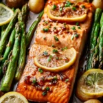 Irresistible Sheet Pan Honey Garlic Salmon Recipe First Image