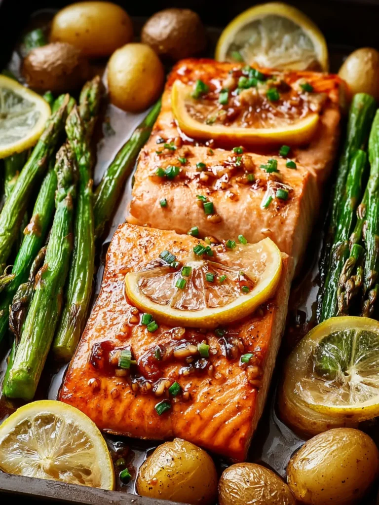 Irresistible Sheet Pan Honey Garlic Salmon Recipe First Image