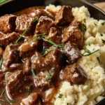 Savory Beef Tips and Gravy – A Comforting Classic Recipe First Image