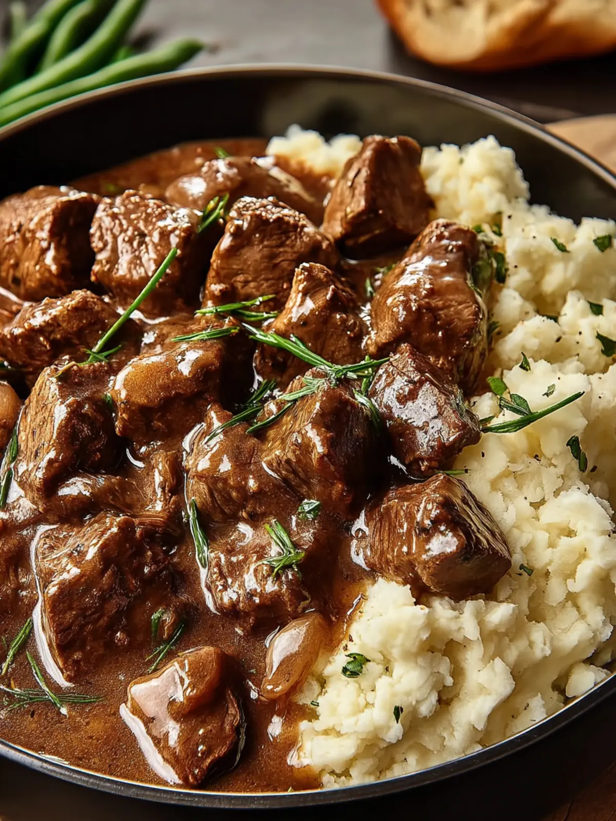 Savory Beef Tips and Gravy – A Comforting Classic Recipe First Image