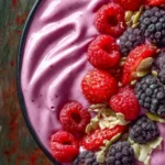 Triple Berry Yogurt Smoothie Bowl First Image