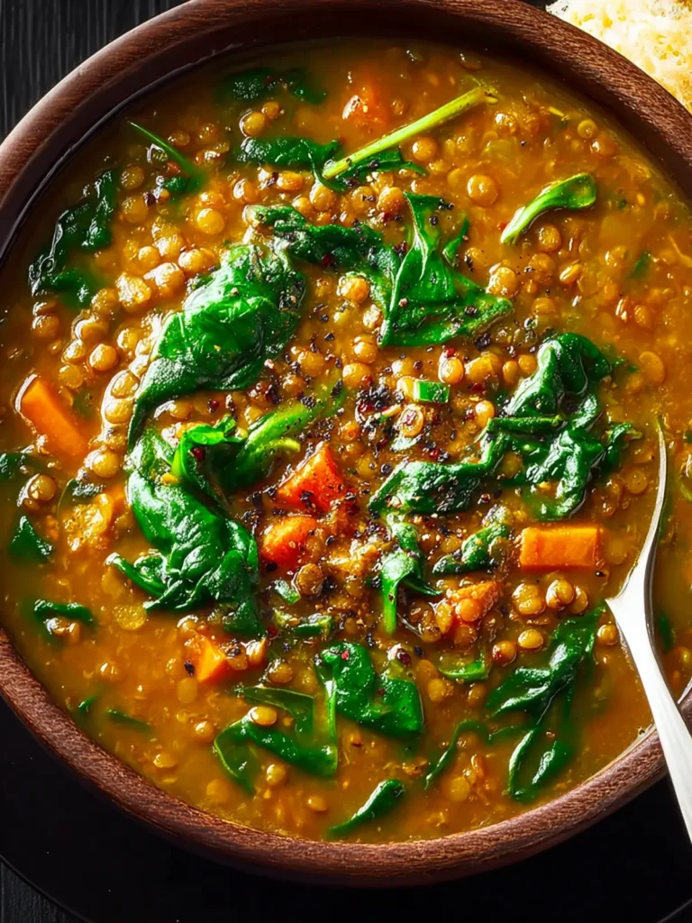 Spinach Lentil Soup First Image