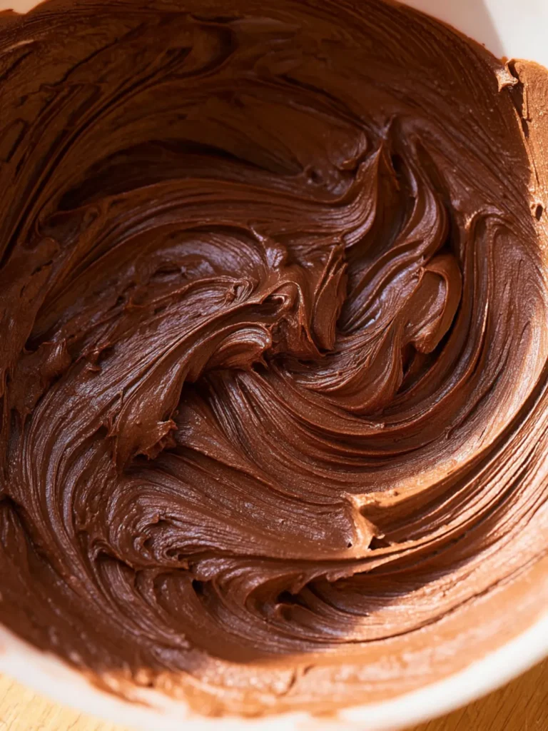 Chocolate Greek Yogurt Frosting First Image