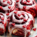 Red Velvet Cinnamon Rolls First Image