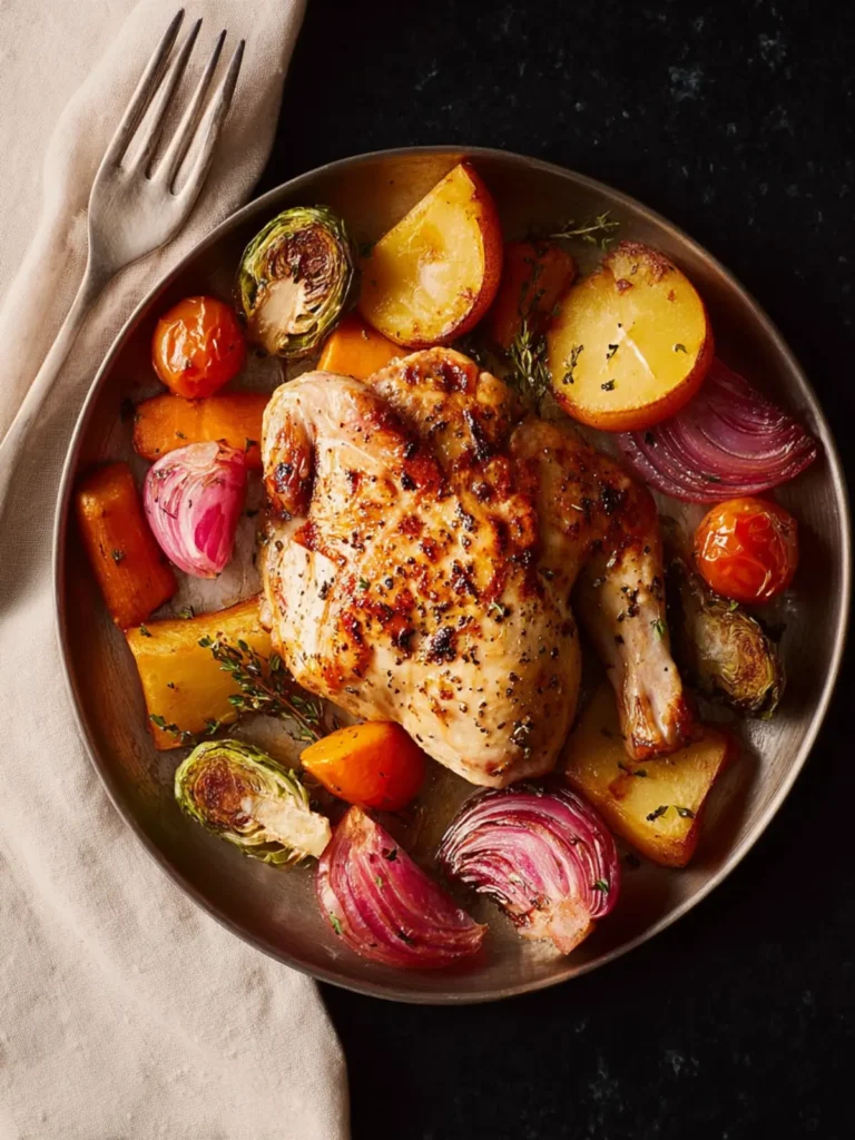One-Pan Roasted Chicken and Vegetables First Image