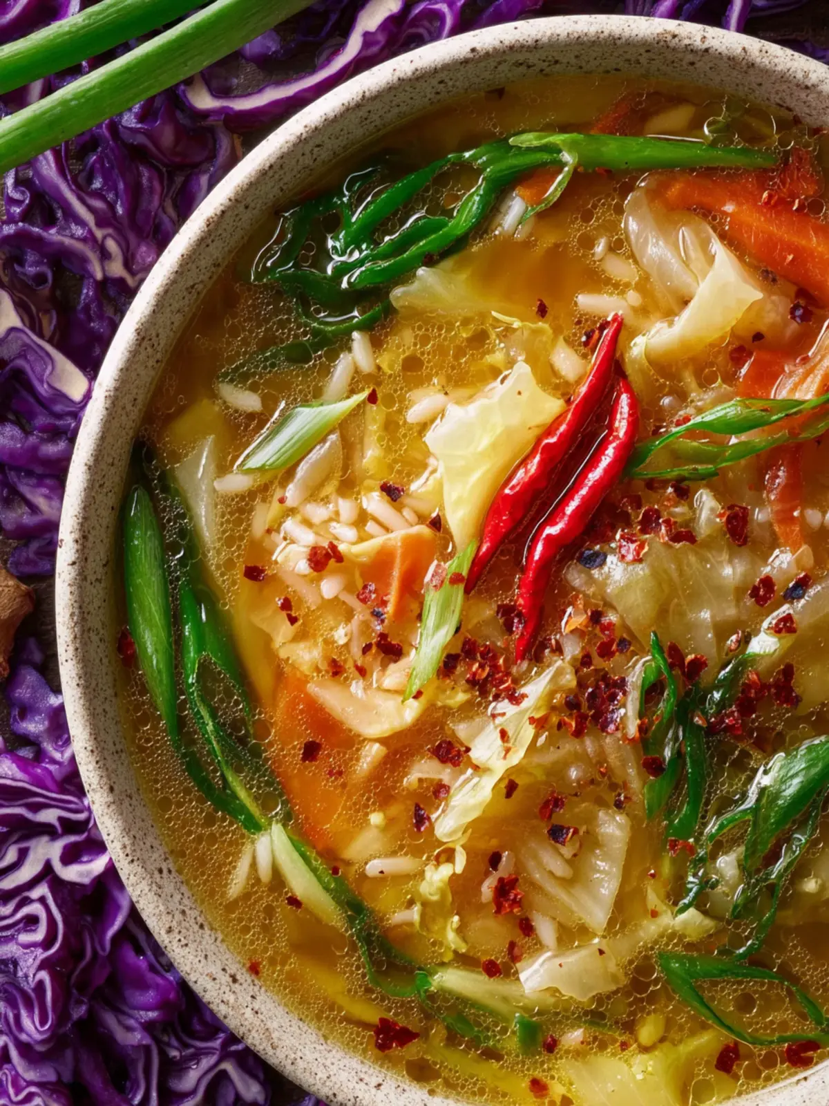 Nourishing Cabbage Rice Soup First Image