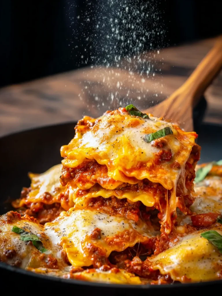 Easy Ravioli Lasagna Recipe (Stovetop Recipe) First Image