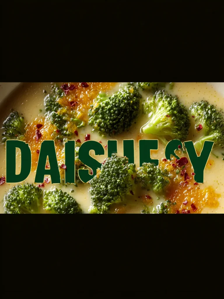 Creamy Crockpot Broccoli Cheese Soup Recipe First Image