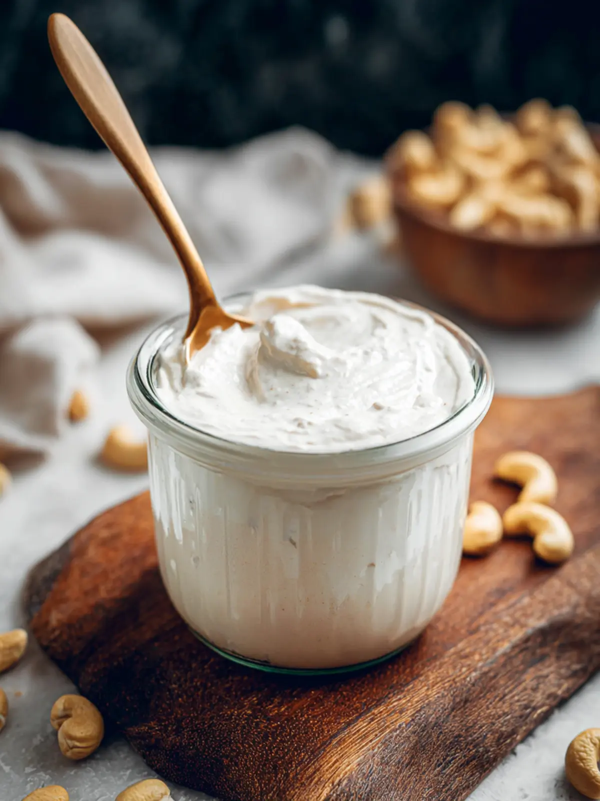 How to Make Cashew Cream (Dairy Free Cream Alternative) First Image