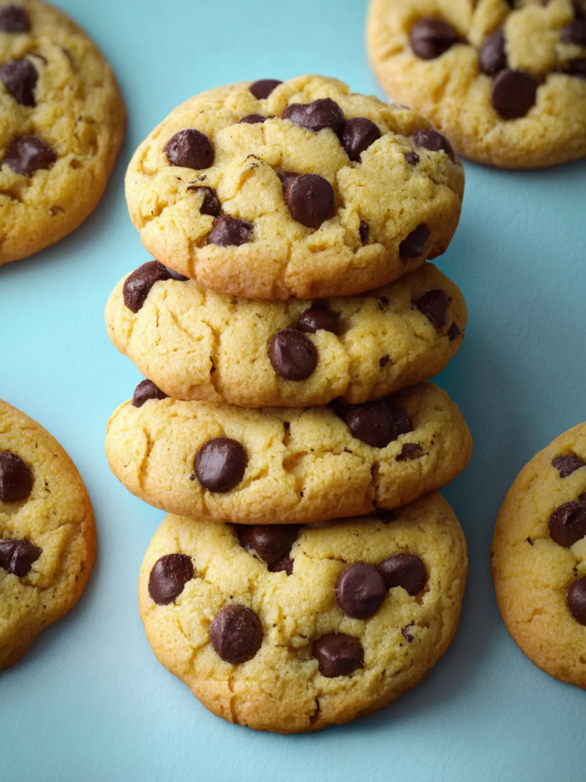 Vegan Chocolate Chip Cake Mix Cookies First Image