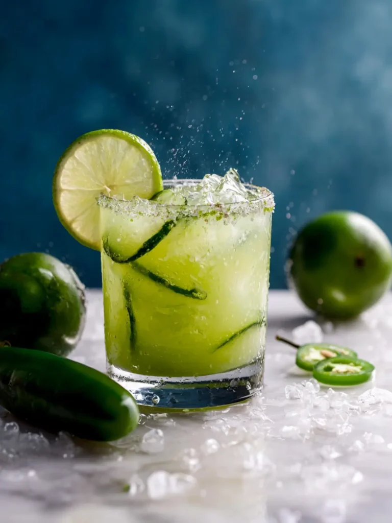 4-Step Spicy Cucumber Margarita First Image
