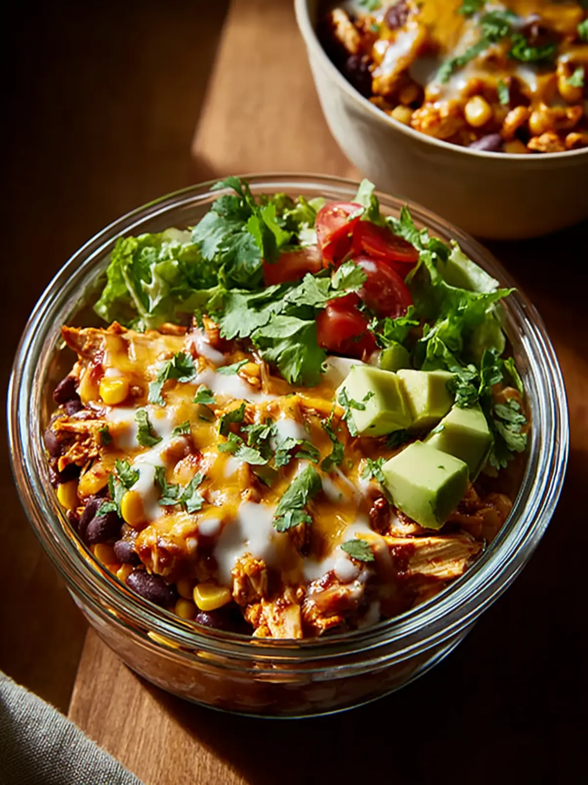 Creamy High-Protein Chicken Enchilada Bowls in 10 Minutes First Image