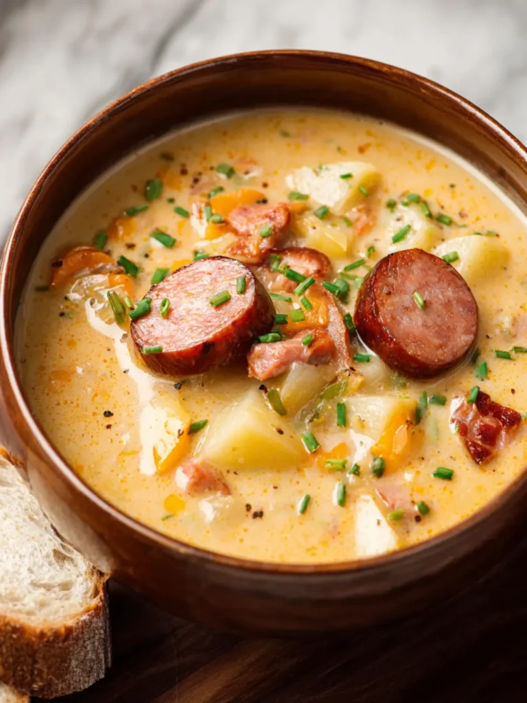 Creamy Kielbasa Potato Soup First Image