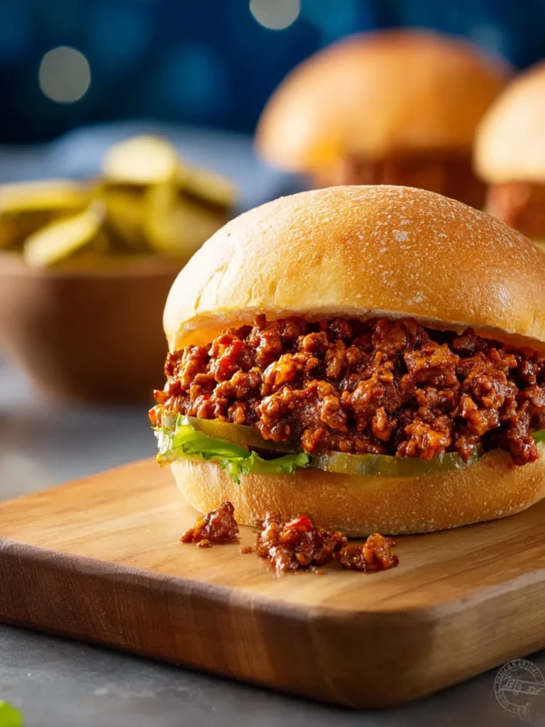 Homemade Sloppy Joes First Image