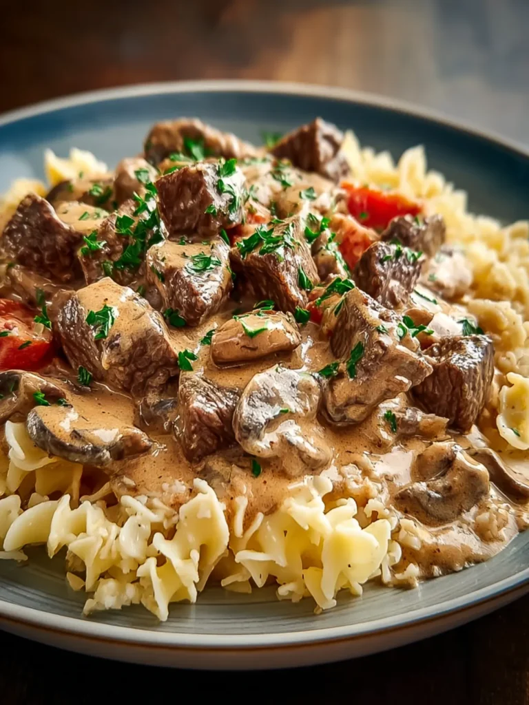Irresistible Crock Pot Beef Stroganoff Recipe to Savor First Image