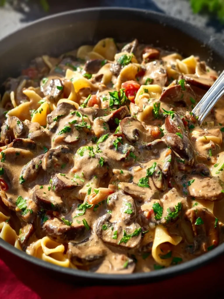 Mushroom Stroganoff First Image